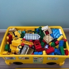LEGO ブロック　デュプロ　レゴ　duplo 動物園　車　トラック　箱付きの画像