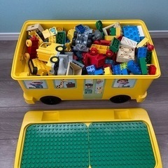 LEGO ブロック　デュプロ　レゴ　duplo 動物園　車　トラック　箱付きの画像