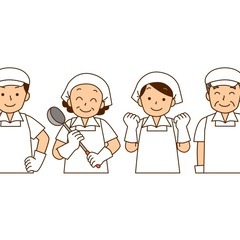 クリニック等の複合施設内　病院食の調理補助、盛付、配膳、洗浄業務