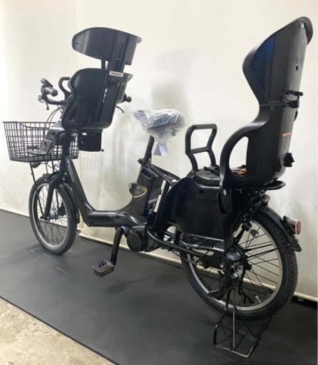 関東全域送料無料　業界最長完全保証　電動自転車　パナソニック　ギュットアニーズ　20インチ 12ah パワフル　黒色　電動アシスト自転
