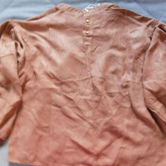 スエードブラウス　新品　値下げしましたの画像