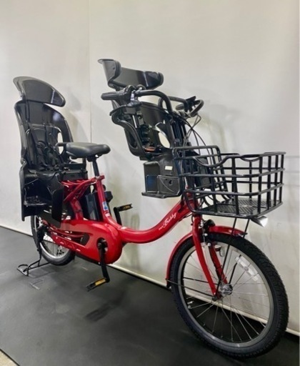関東全域送料無料　業界最長完全保証　電動自転車　ヤマハ　パスバビーアン　新型　20インチ 12.3ah パワフル　赤　電動アシスト自転車