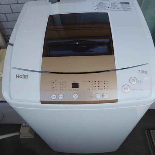 取引き中★2018年製　Haier ハイアール　JW-K70M 洗濯機　7KG　中古