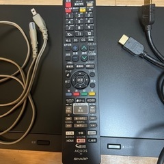 【大幅値下】SHARP Blu-rayレコーダー 1TB 3番組同時録画の画像