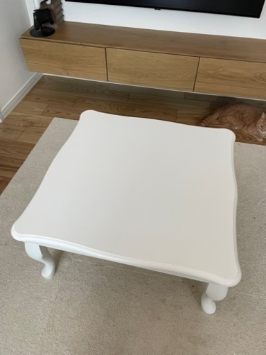 折り畳み猫脚こたつ
