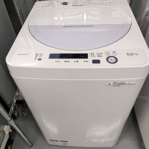 SHARP 5.5kg洗濯機 ES-GE5A 2016年製