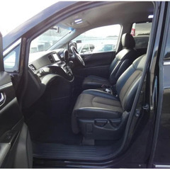 ■645★車検令和7年4月迄★日産　エルグランド　250ハイウェイスター（平成２３年）★スマートキー★プッシュスタート★両側パワースライドドア★ハーフレザーシート★ＨＩＤ★フォグ★エアロ★ＨＤＤナビ★フルセグ★バックカメラ★ビルトインＥＴＣ★社外ＡＷ★ウインカーミラー★の画像