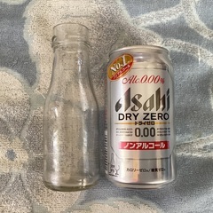 ガラス　空瓶　かごめ　7個　空き瓶の画像