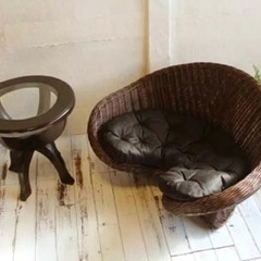 1人掛けソファーテーブルセット