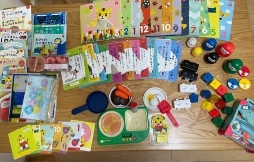 9月17日まで限定価格！早いもの勝ちです。ほぼ新品でパーツも揃ってます！めちゃくちゃお得☆こどもちゃれんじ　ぷち　1歳2歳