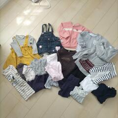 (お話し中)90〜　秋冬　女の子　ベビー　子供服の画像