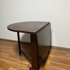 大幅値下げ　早い者勝ち【9月26日まで】秋田木工  バタフライ式ダイニングテーブル 折り畳み 大塚家具の画像