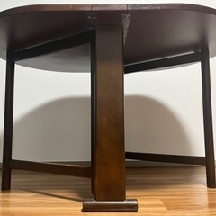 大幅値下げ　早い者勝ち【9月26日まで】秋田木工  バタフライ式ダイニングテーブル 折り畳み 大塚家具の画像