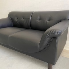 [お譲り先決まりました]美品 2人がけソファー の画像