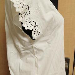 白のカットソーの画像