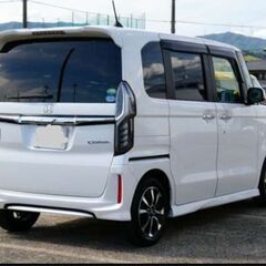 🔵4駆⭐️令和4年N-BOXカスタムﾀｰﾎﾞ4WD⭐️ナビ⭐️地デジ&Bカメラ&両側パワスラ☆衝突軽減ブレーキ⭐️の画像
