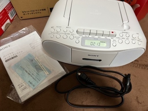 美品！ほぼ新品！　SONYラジカセ　CDカセットラジオ　CFD-S70