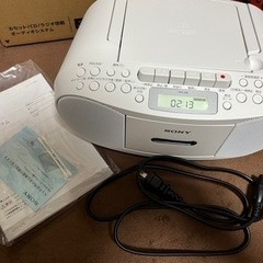 美品！ほぼ新品！　SONYラジカセ　CDカセットラジオ　CFD-...