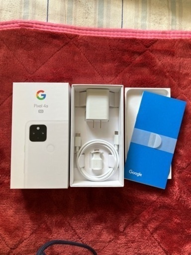 美品pixel4a5g simロック解除済 付属品ケース2個ガラスフィルム付