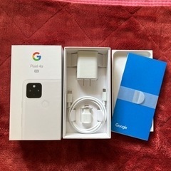 美品pixel4a5g simロック解除済 付属品ケース2個ガラスフィルム付