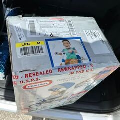 (値下げしました)新品未使用キッズ三輪車の画像