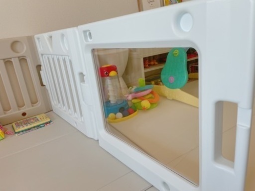 【美品】日本育児 ベビーサークル ベージュ