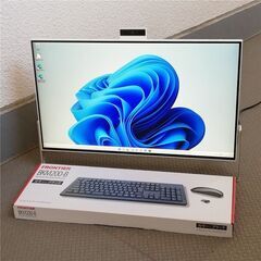 送料無料 日本製 高速SSD フルHD 23.8型ワイド 一体型...