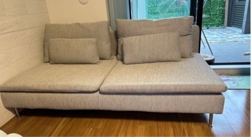 IKEA 3人掛けソファ　アームレスト付き