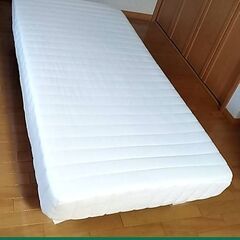 脚付き マットレスベッド 全長198cm×幅94cm×高さ34c...