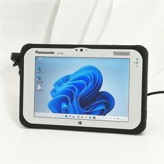送料無料 7型 タブレット Panasonic TOUGHPAD FZ-M1F150XVJ 中古超美品 CoreM5-6Y57 4GB 高速SSD 無線 Bluetooth Webカメラ Windows11 Office済の画像