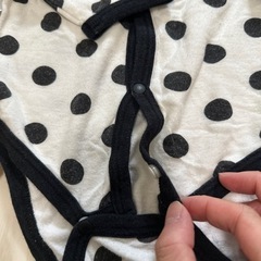 長袖肌着ロンパースの画像