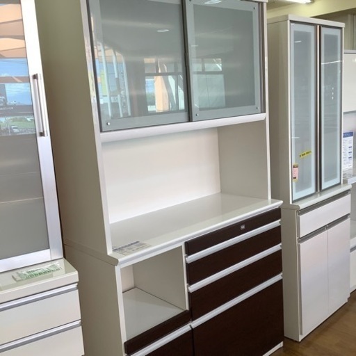 松田家具 2枚扉レンジボード【トレファク 川越店】