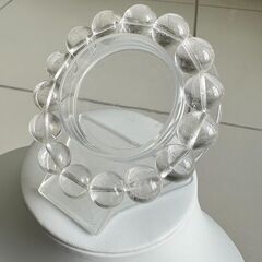 ヒマラヤ水晶ブレスレット[MvX3]大粒14mm　【式神封入】の画像