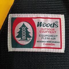 Woods OUTDOOR EQUIPMENT リュックサック 黒/黄 中古品の画像