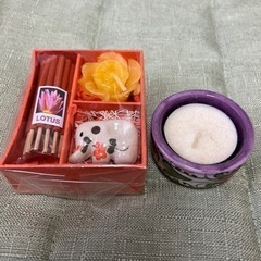 お香　キャンドル　セット