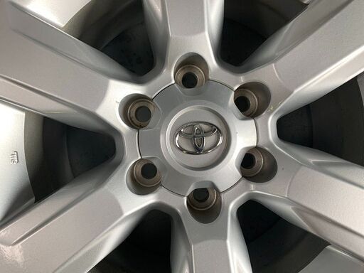 売約済　ランクルプラド　150系　17×7.5J　6H139.7　＋25　トヨタ純正　ハイエース流用可能　岩手県盛岡市　ブレ・曲がりなし