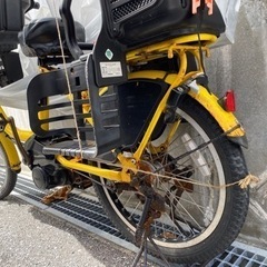 前後子ども乗せつき電動自転車　YAMAHA PAS Babby  PA20Bの画像