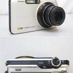 ss5522　カシオ　エクシリム　デジタルカメラ　EX-FC100　シルバー　取扱説明書付き　CASIO　EXILIM　デジカメ　充電器付き　高速30枚連射　光学ズーム5倍　デジタルズーム4倍　有効画素数910万　コンデジ　液晶カメラの画像