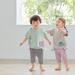 シナぷしゅ×GU のイージーテーパードハーフパンツ3点