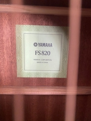 YAMAHA FS820 RED アコースティックギター