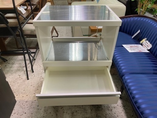 【愛品館 江戸川店】moco（株式会社フナモコ）キャスター付きレンジ台 ID:159-019224-007