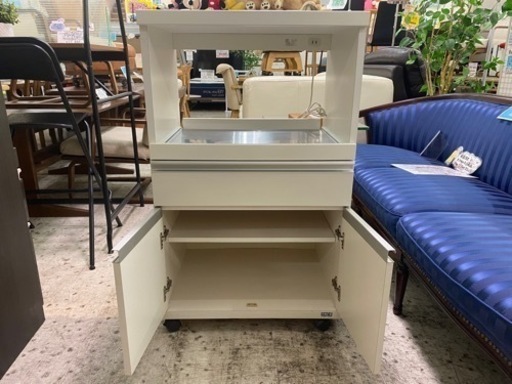 【愛品館 江戸川店】moco（株式会社フナモコ）キャスター付きレンジ台 ID:159-019224-007