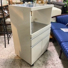【愛品館 江戸川店】moco（株式会社フナモコ）キャスター付きレンジ台 ID:159-019224-007の画像