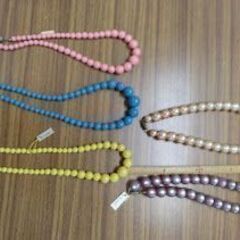特価新玉ネックレス色大きさ色々5品580円