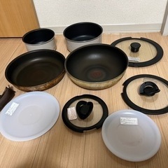 ティファール　鍋　フライパン　セット　まとめ売り