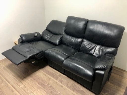 (取引終了)ニトリ電動リクライニングソファ3人掛け