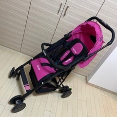 綺麗！フロントバー付き！レカロ イージーライフ ベビーカー