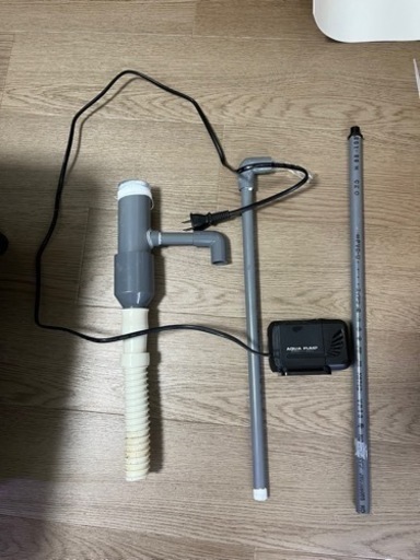 水槽セット水槽60x45x45、水槽台、フィルター、ポンプ1500l/h、ろ過材