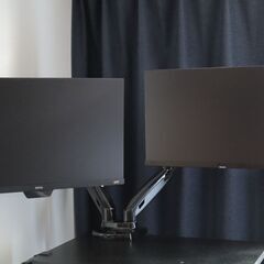 【セット】モニター２台 ＋ モニターアーム