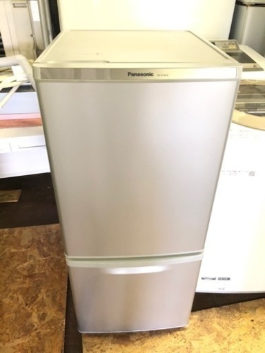 福岡市内配送無料　パナソニック Panasonic NR-B148W-S [冷蔵庫(138L 右開き) 2ドア シルバー]